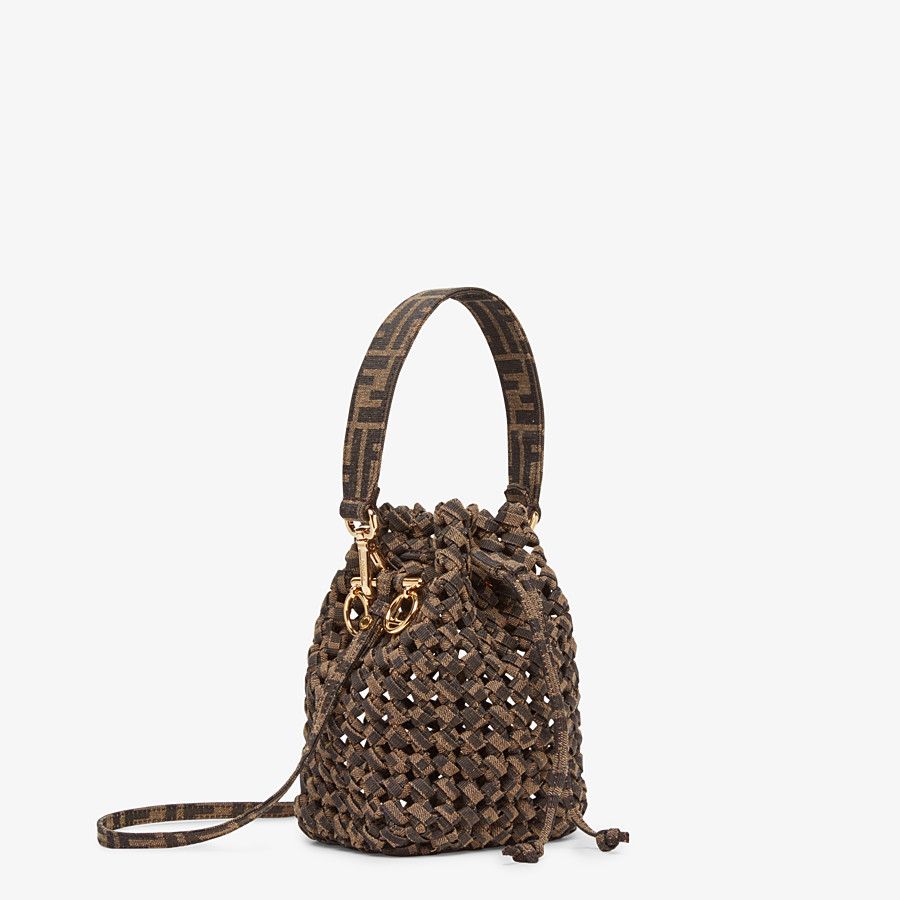 Fendi_자카드 패브릭 인터레이스 미니 백