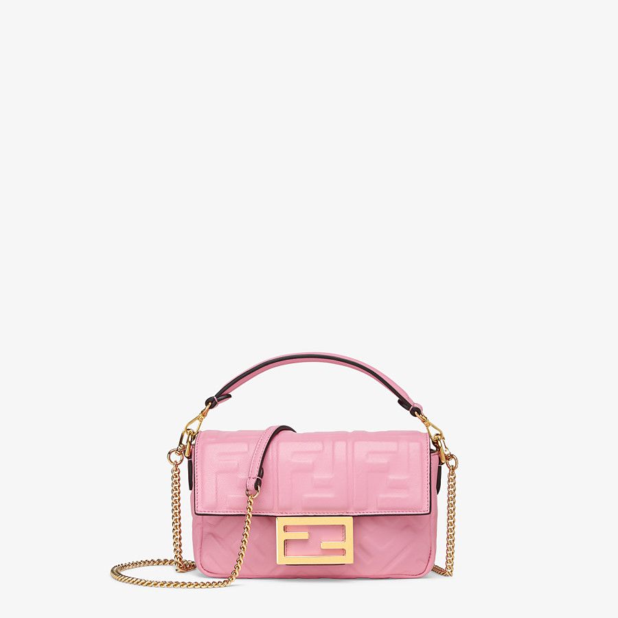 Fendi_핑크 나파 가죽 백