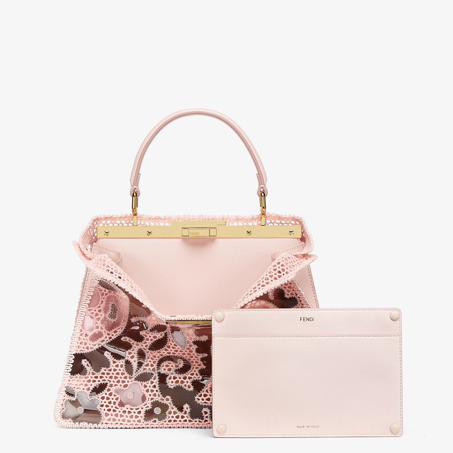Fendi_핑크 레이스 백