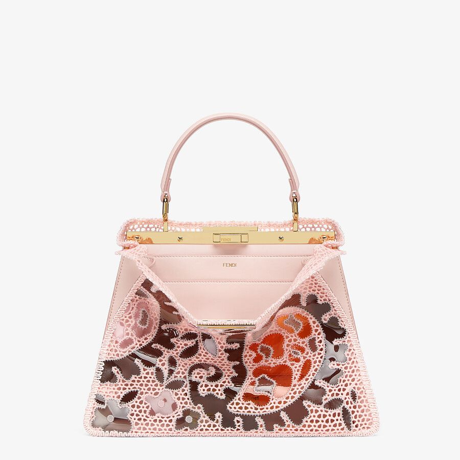 Fendi_핑크 레이스 백