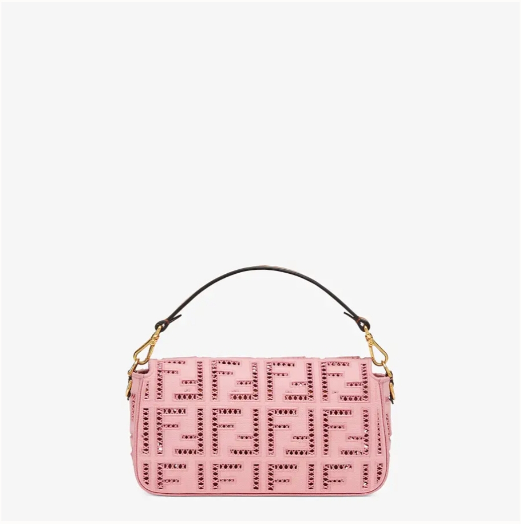 Fendi_핑크 자수 캔버스 백 thumbnail