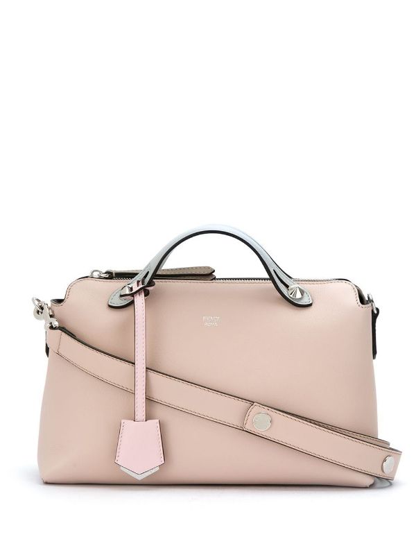 Fendi_핑크 컬러의 가죽 보스턴 백
