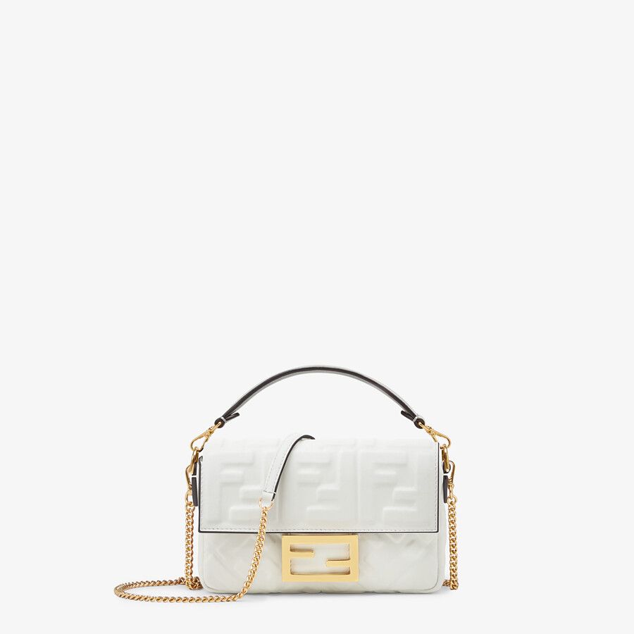 Fendi_화이트 가죽 백