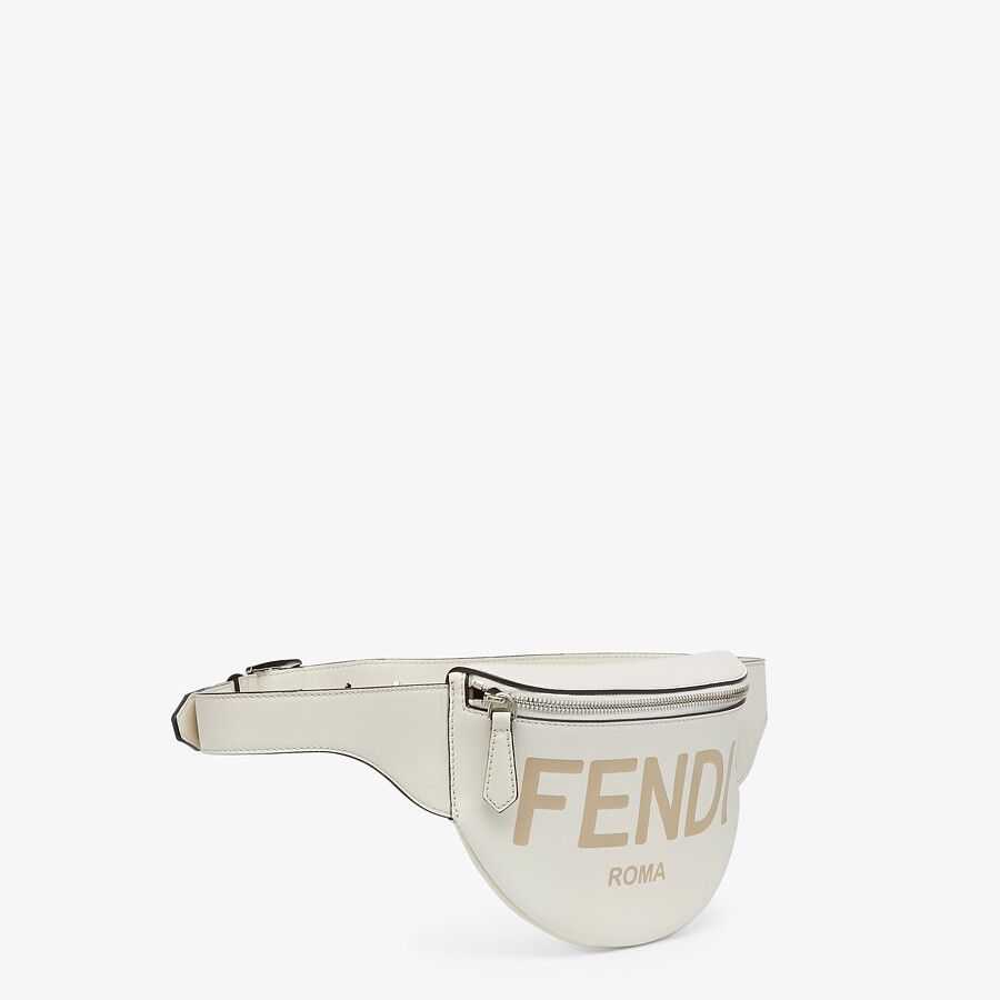 Fendi_화이트 가죽 벨트 백