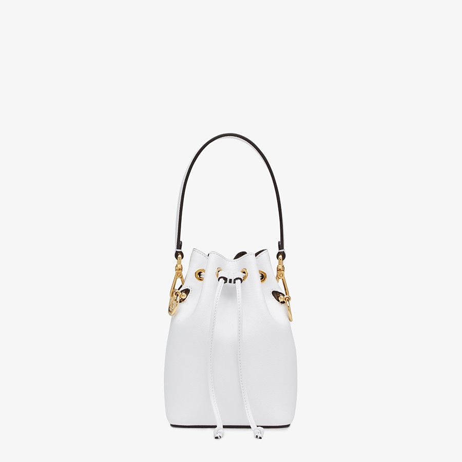 Fendi_화이트 컬러의 가죽 미니 백