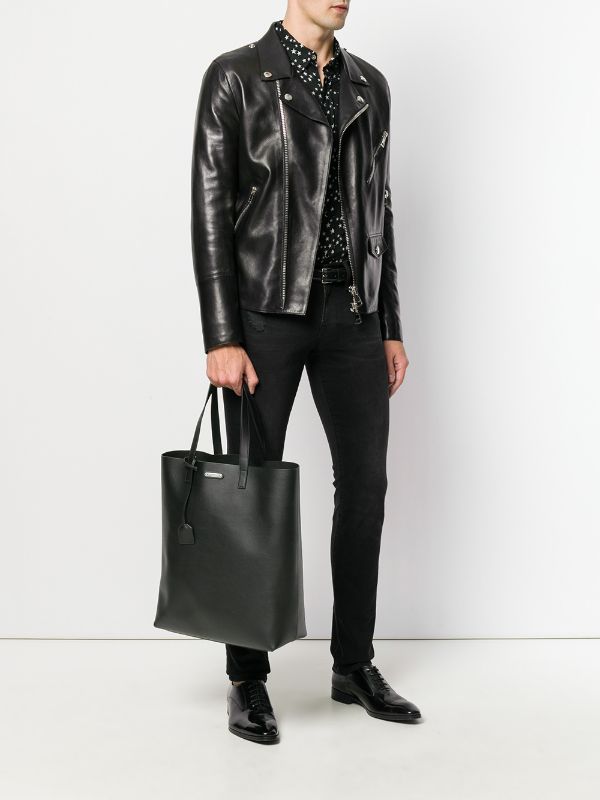 SaintLaurent_bold shopping bag in soft leather