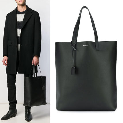 SaintLaurent_bold shopping bag in soft leather