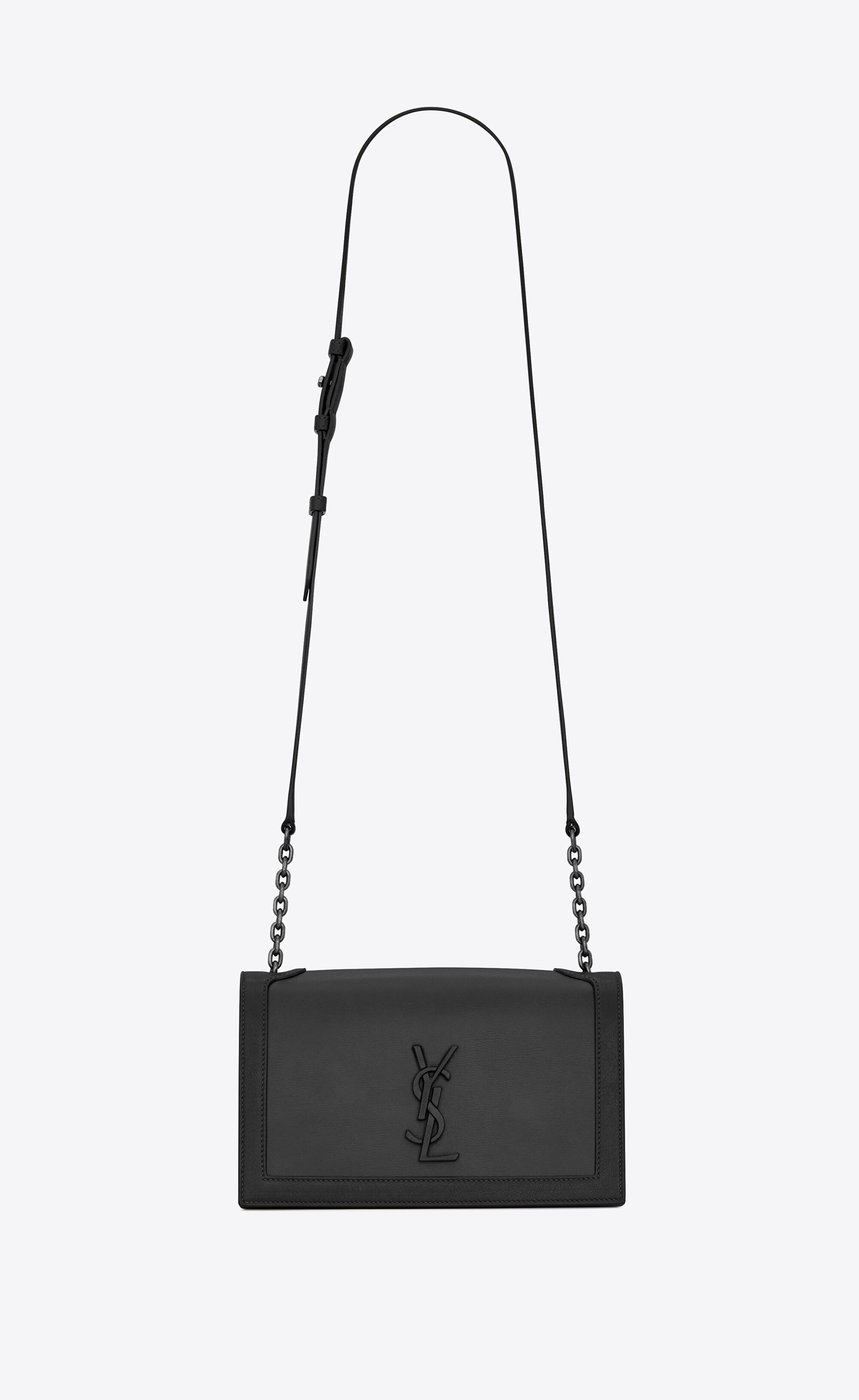 SaintLaurent_book bag in smooth leather