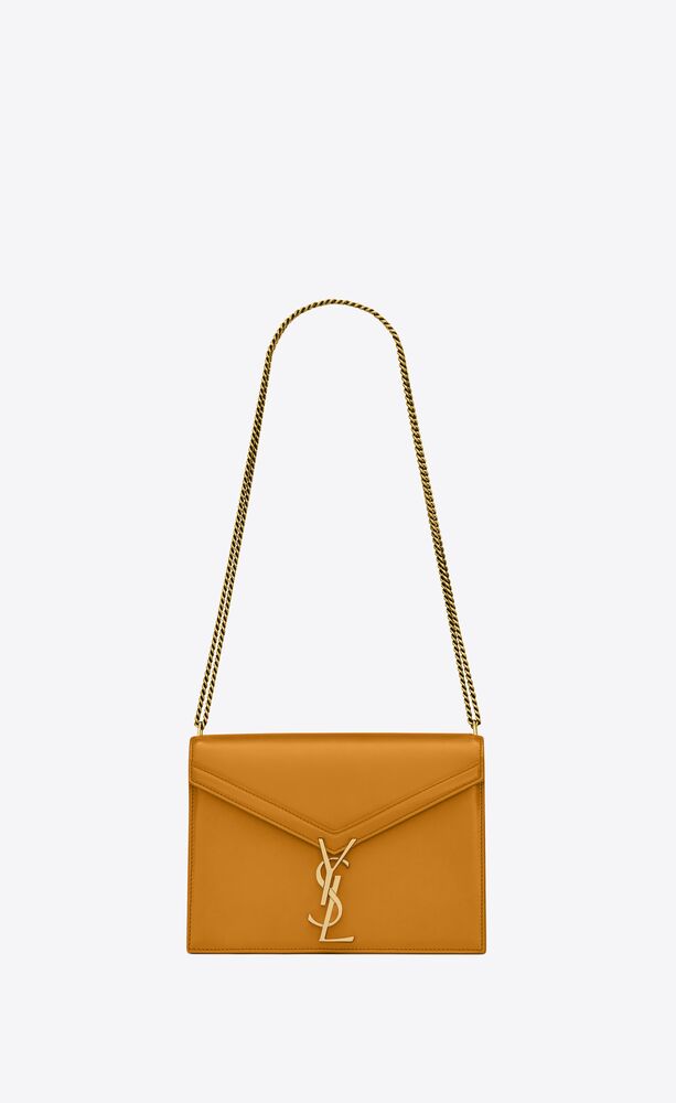 SaintLaurent_cassandra monogram clasp bag in smooth leather