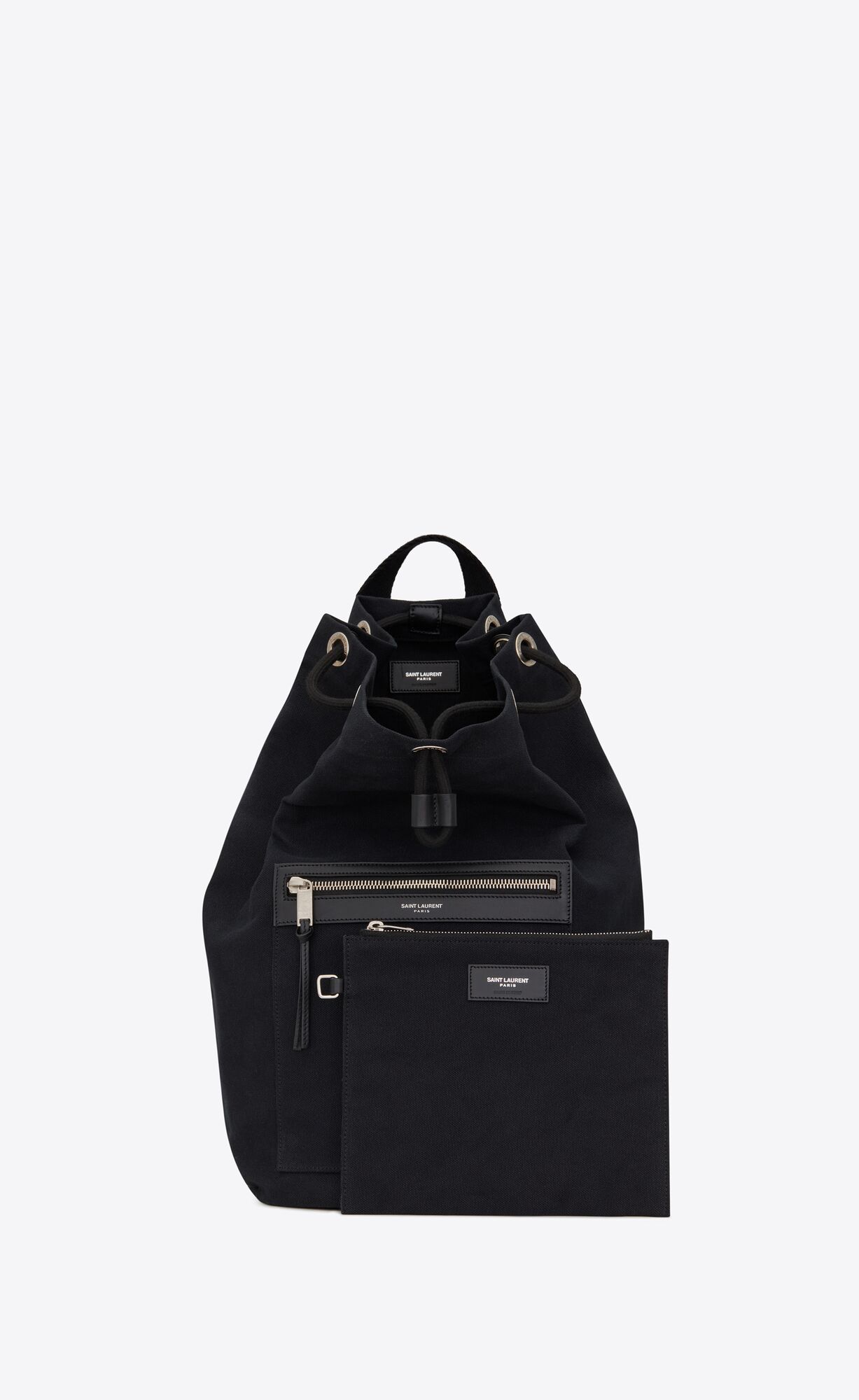 SaintLaurent_city sailor canvas backpack