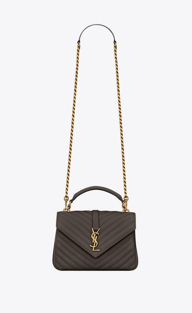 SaintLaurent_college medium in quilted leather thumbnail