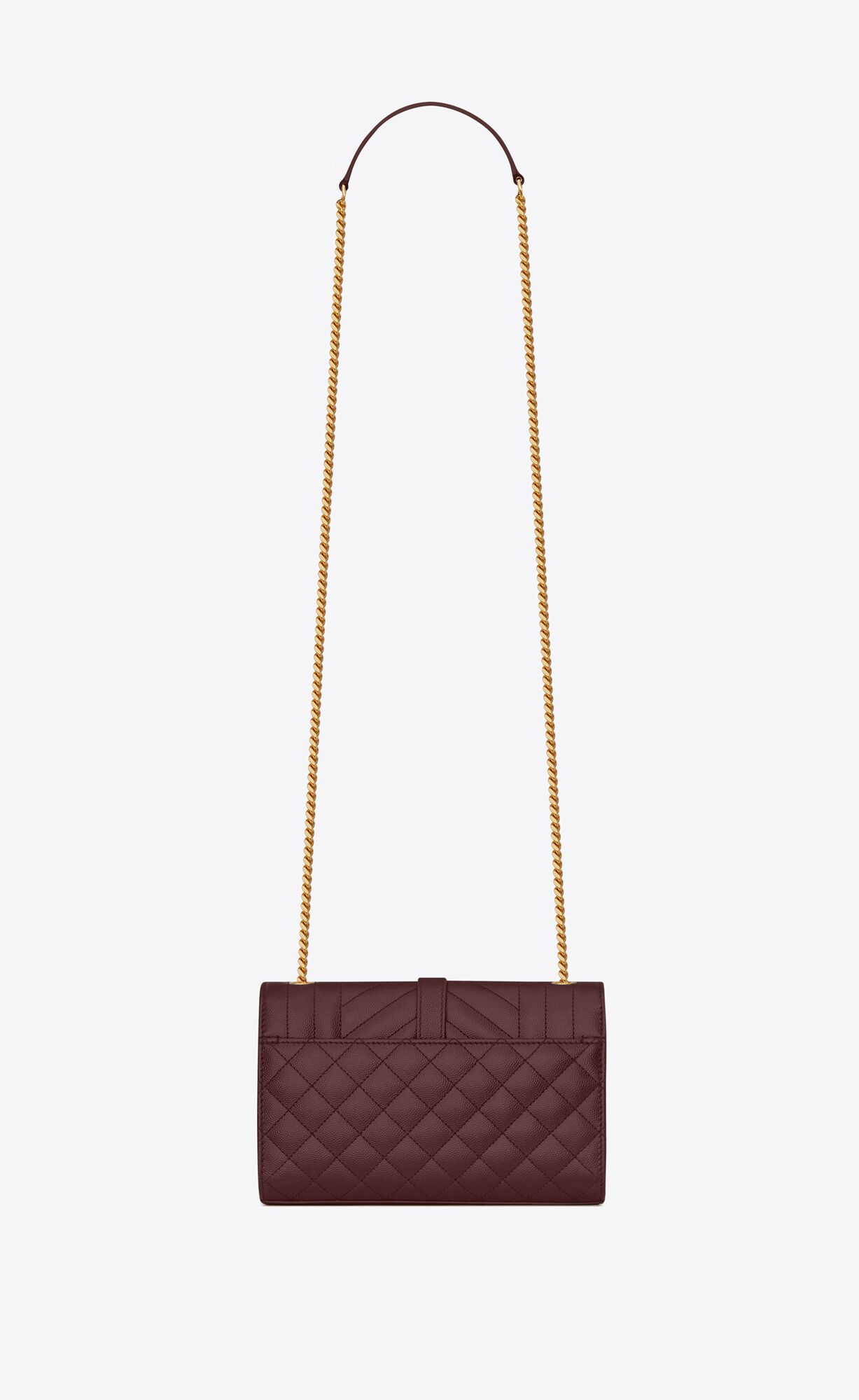 SaintLaurent_envelope small bag in mix matelassé grain de poudre embossed leather