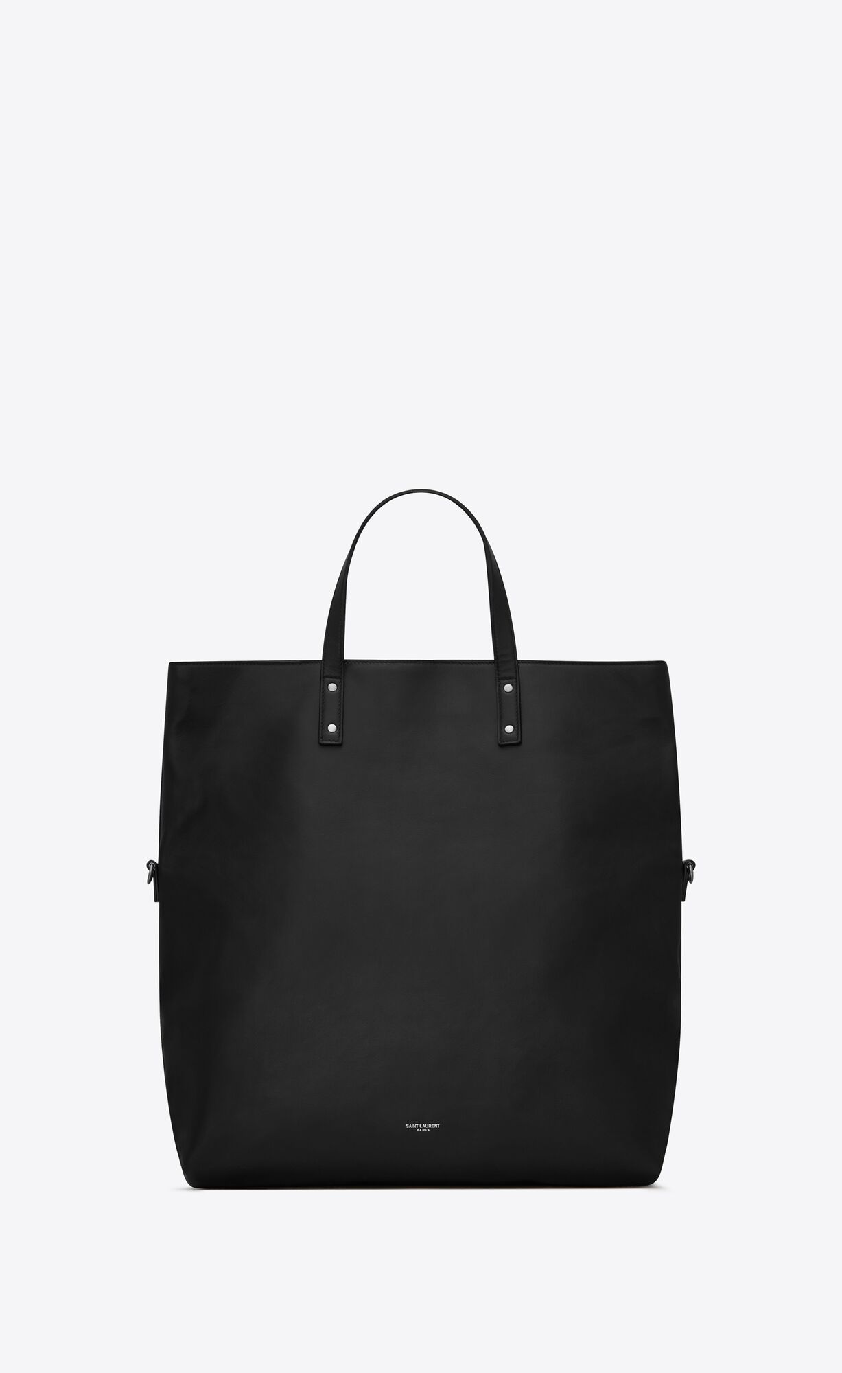SaintLaurent_ethan foldable shopping bag in grained leather