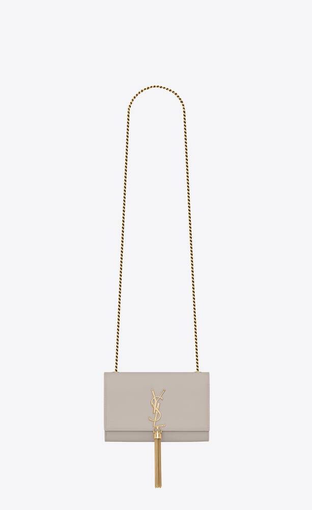 SaintLaurent_kate small with tassel in grain de poudre embossed leather
