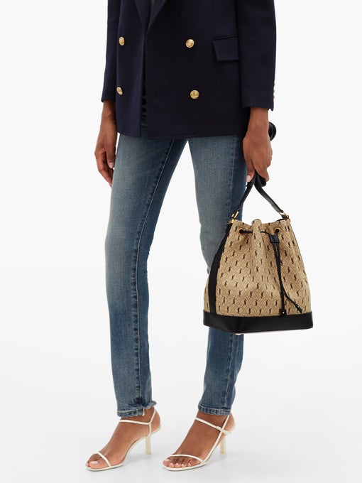 SaintLaurent_le monogramme bucket bag in canvas