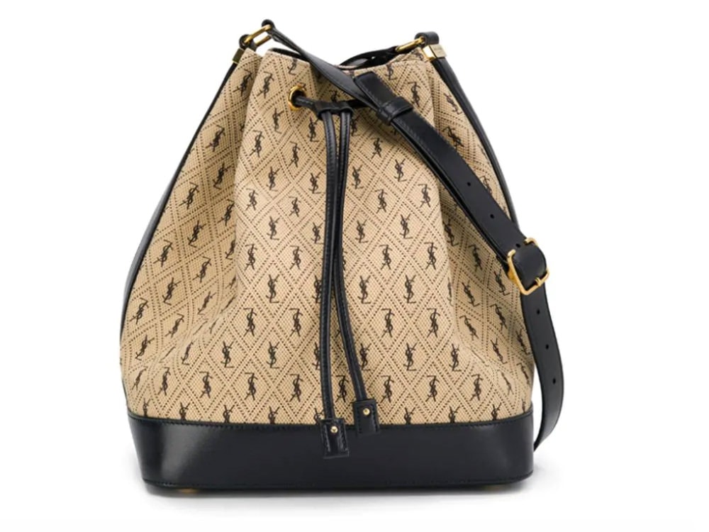 SaintLaurent_le monogramme bucket bag in canvas