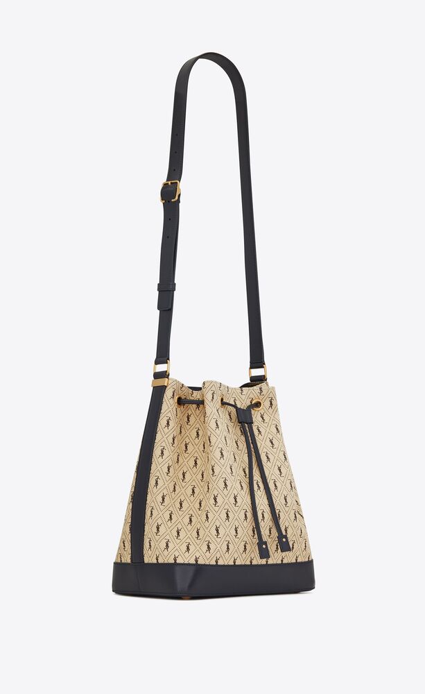 SaintLaurent_le monogramme bucket bag in canvas thumbnail
