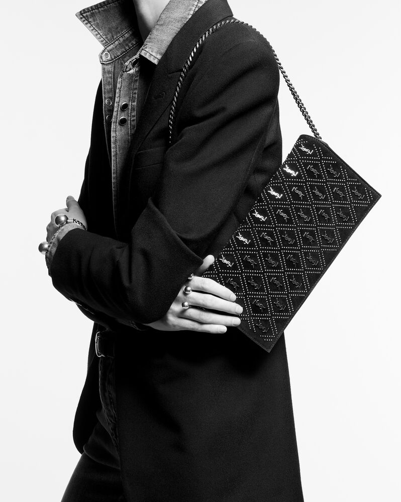 SaintLaurent_le monogramme 스터드 장식 스웨이드 소재의 kate 99 thumbnail