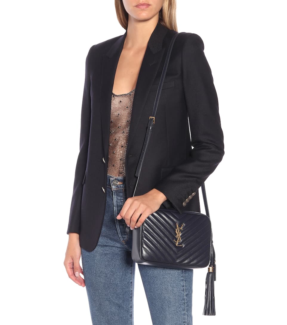 SaintLaurent_lou camera bag in matelassé leather