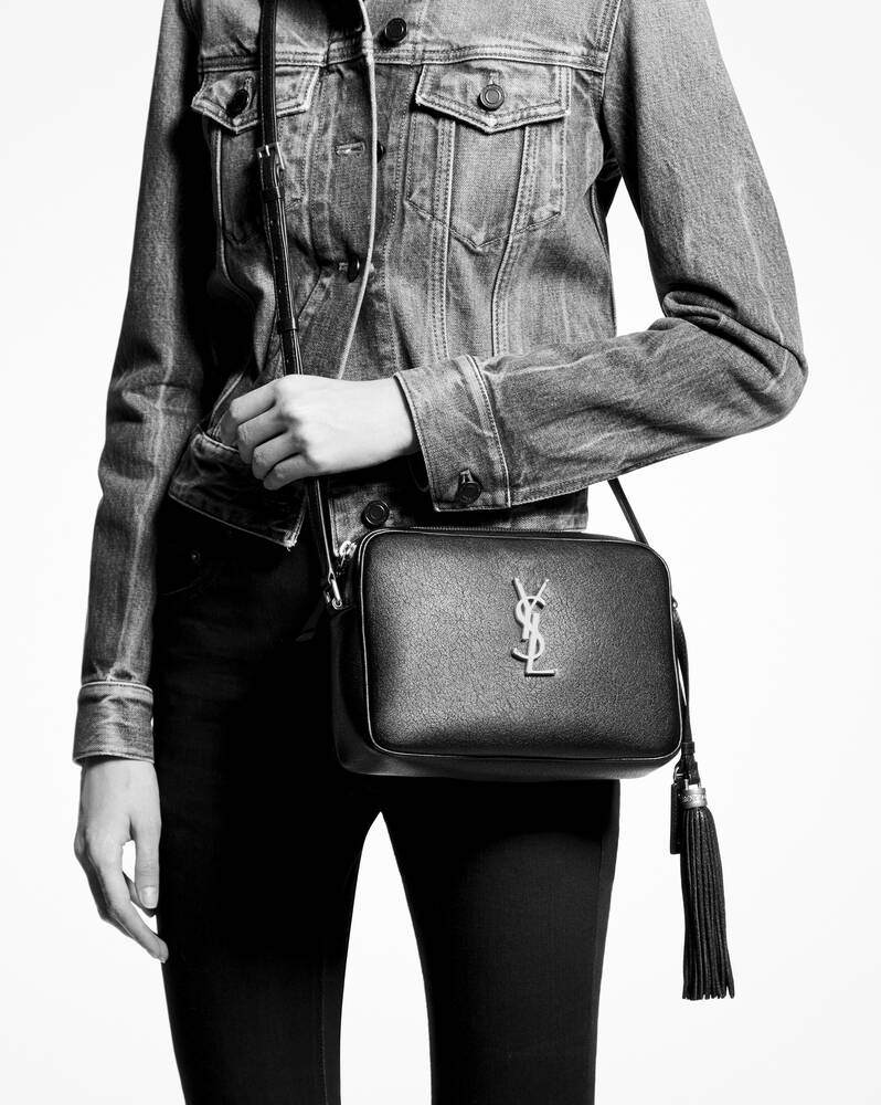 SaintLaurent_lou camera bag in smooth leather