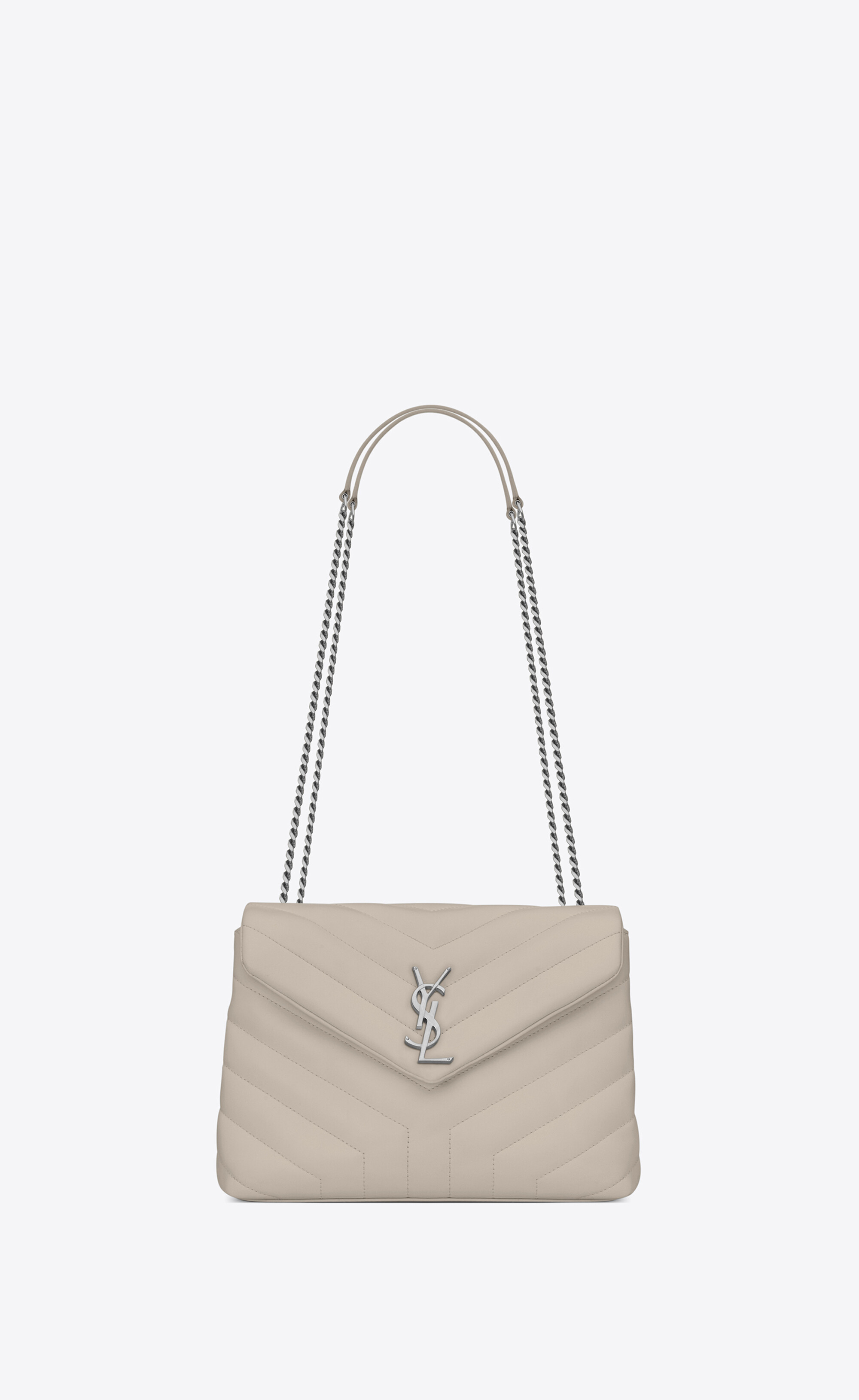 SaintLaurent_loulou small in matelassé “y” leather
