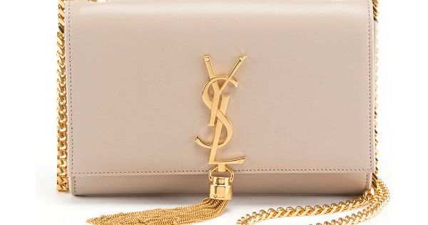 SaintLaurent_medium kate monogram tassel satchel in powder leather thumbnail
