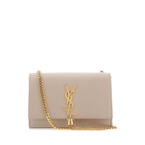 SaintLaurent_medium kate monogram tassel satchel in powder leather thumbnail