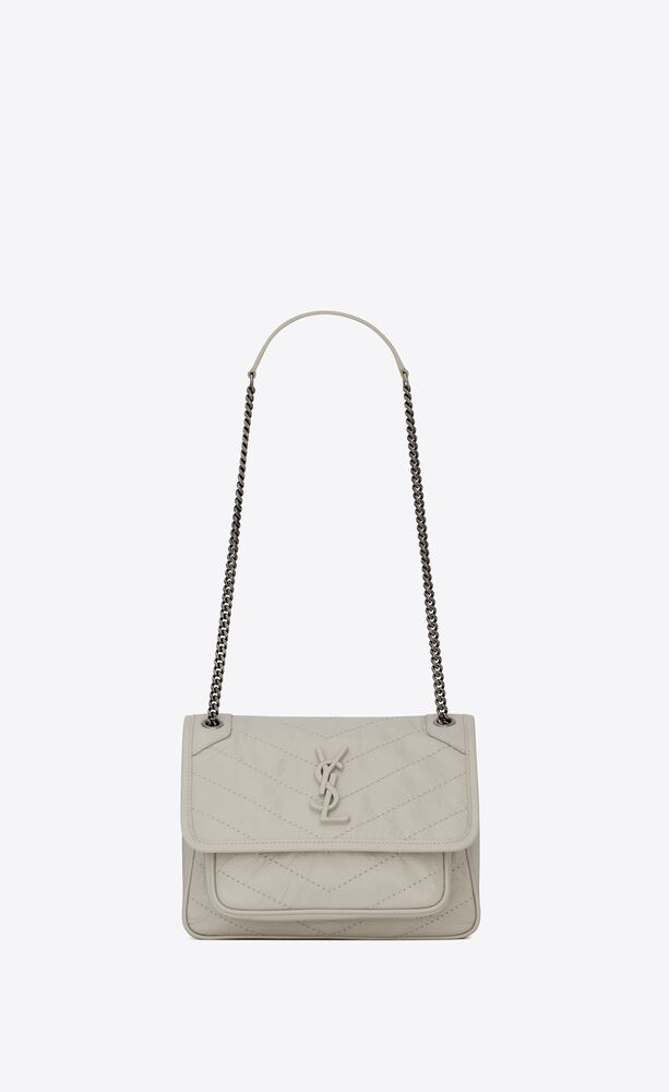 SaintLaurent_niki baby in crinkled vintage leather