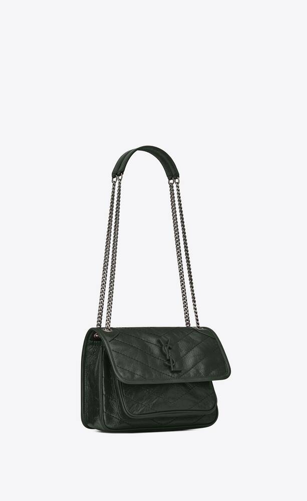 SaintLaurent_niki baby in crinkled vintage leather thumbnail