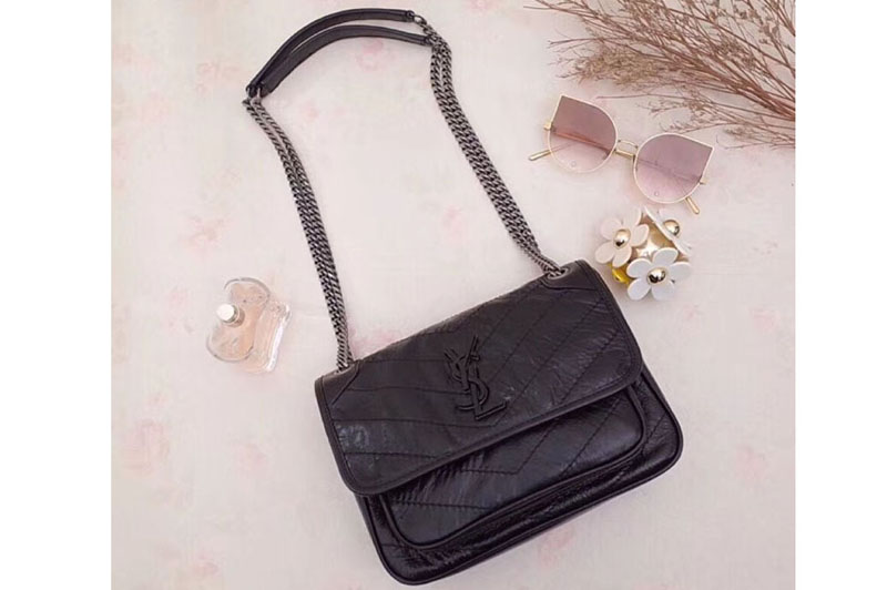 SaintLaurent_niki baby in crinkled vintage leather thumbnail