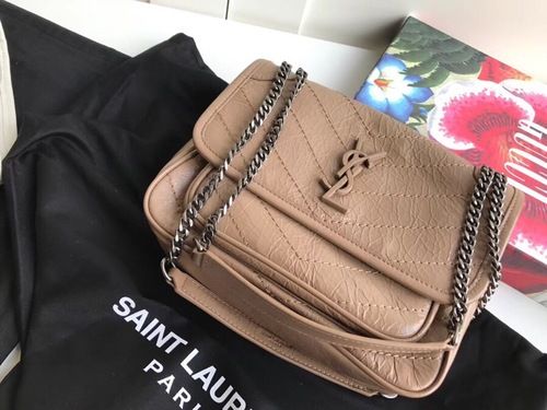 SaintLaurent_niki baby in crinkled vintage leather thumbnail