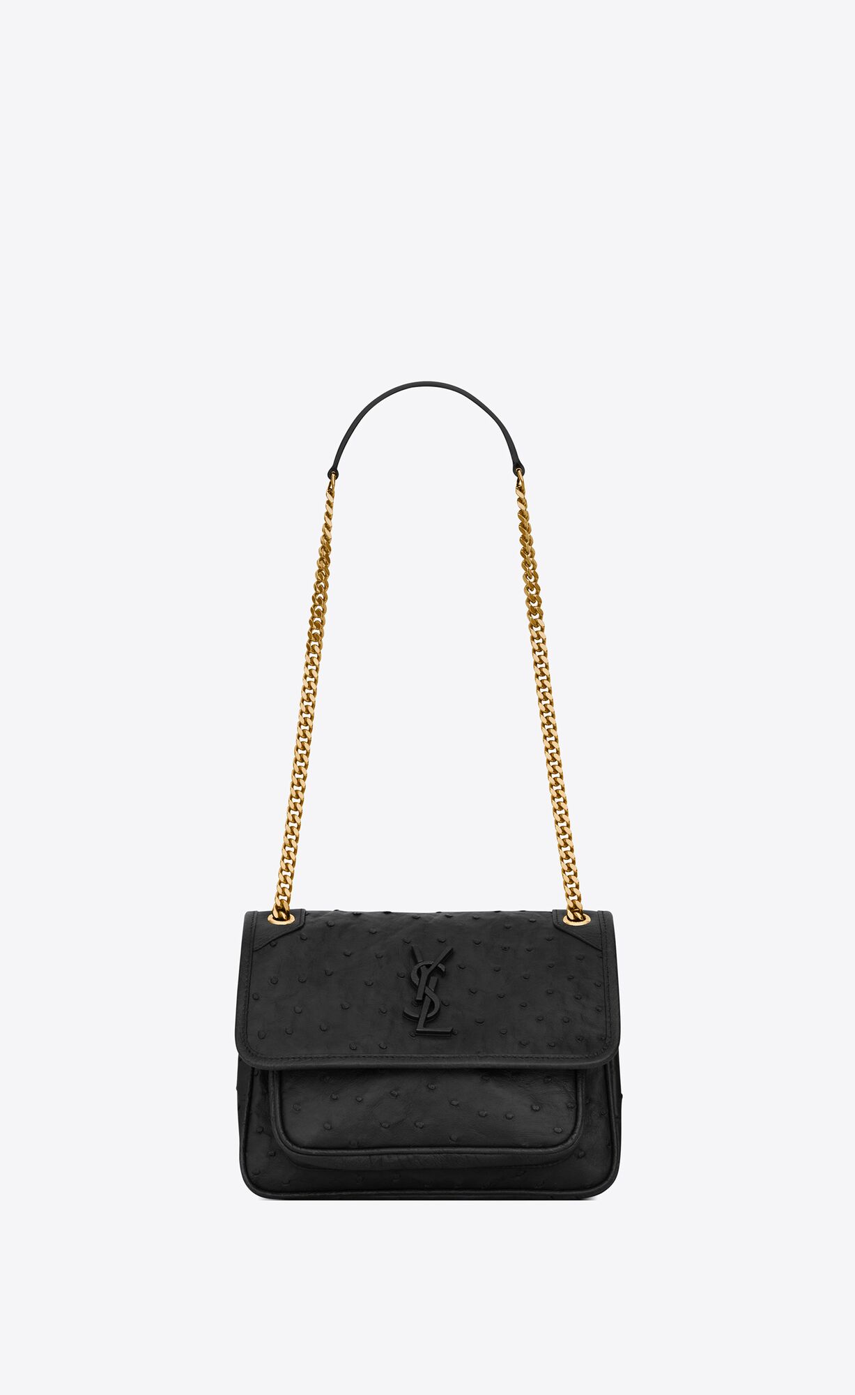 SaintLaurent_niki baby in ostrich thumbnail