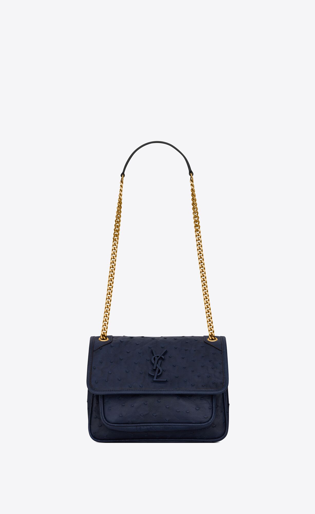 SaintLaurent_niki baby in ostrich thumbnail