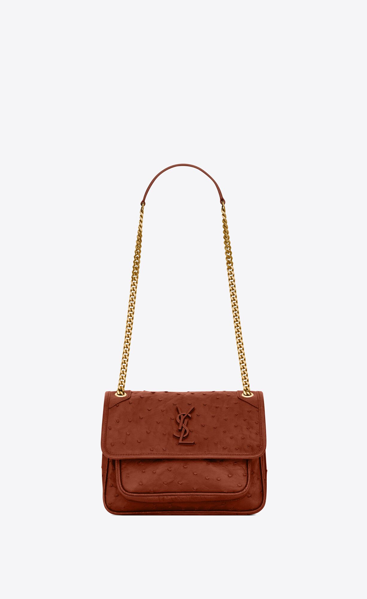 SaintLaurent_niki baby in ostrich thumbnail