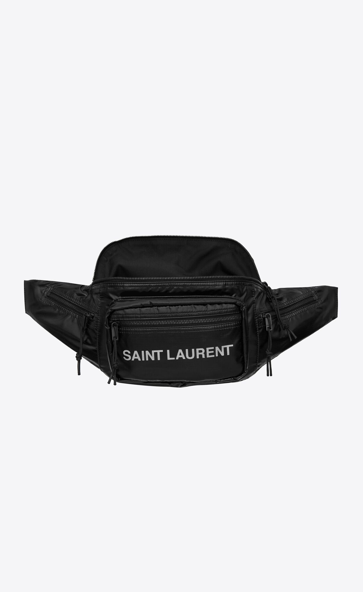 SaintLaurent_nuxx body bag in nylon with a saint laurent print