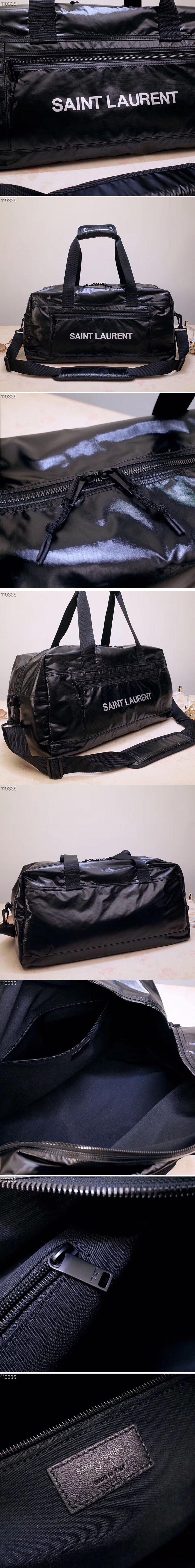 SaintLaurent_nuxx duffle bag in nylon with a saint laurent print thumbnail