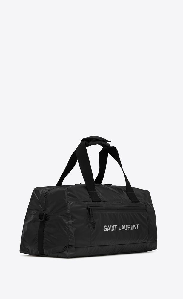 SaintLaurent_nuxx duffle bag in nylon with a saint laurent print thumbnail