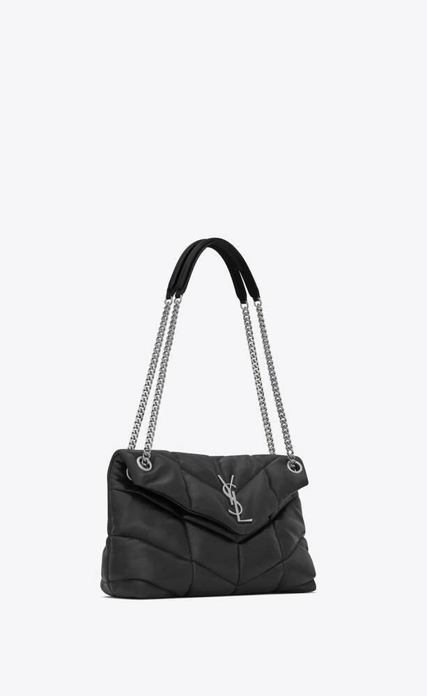 SaintLaurent_puffer small bag in quilted lambskin