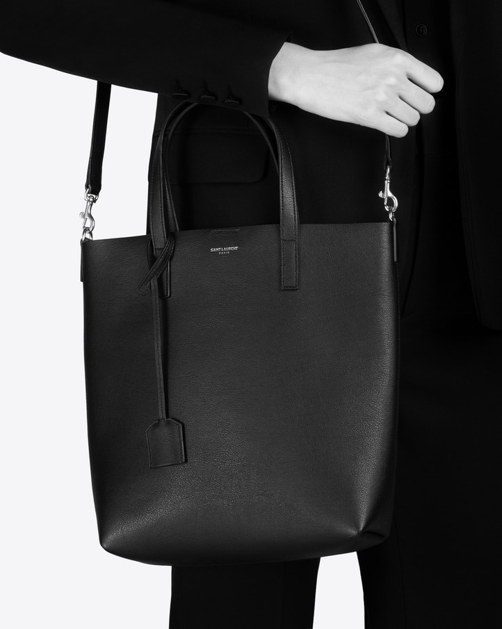 SaintLaurent_shopping toy bag in black leather thumbnail