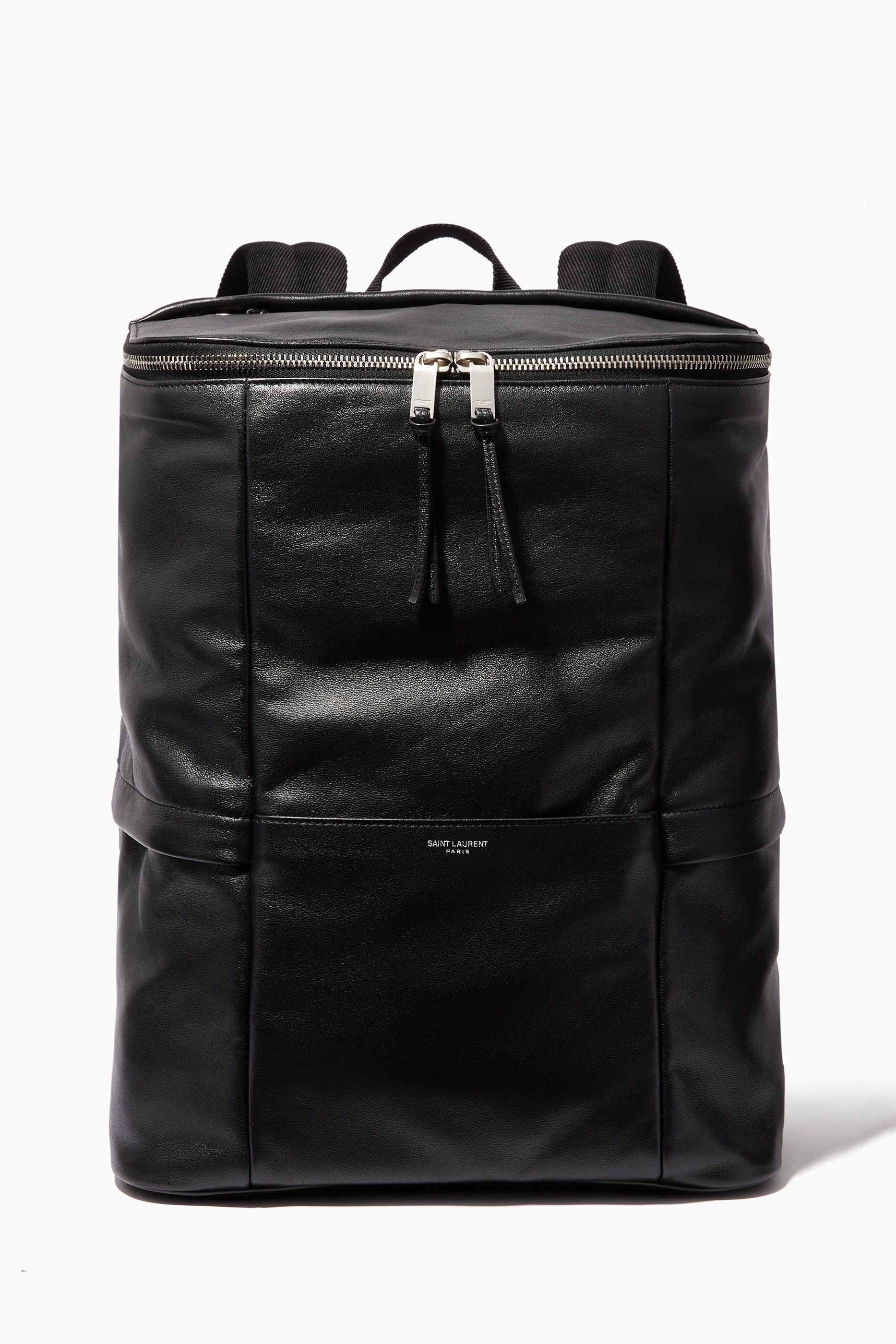 SaintLaurent_sid backpack in antiqued lambskin thumbnail