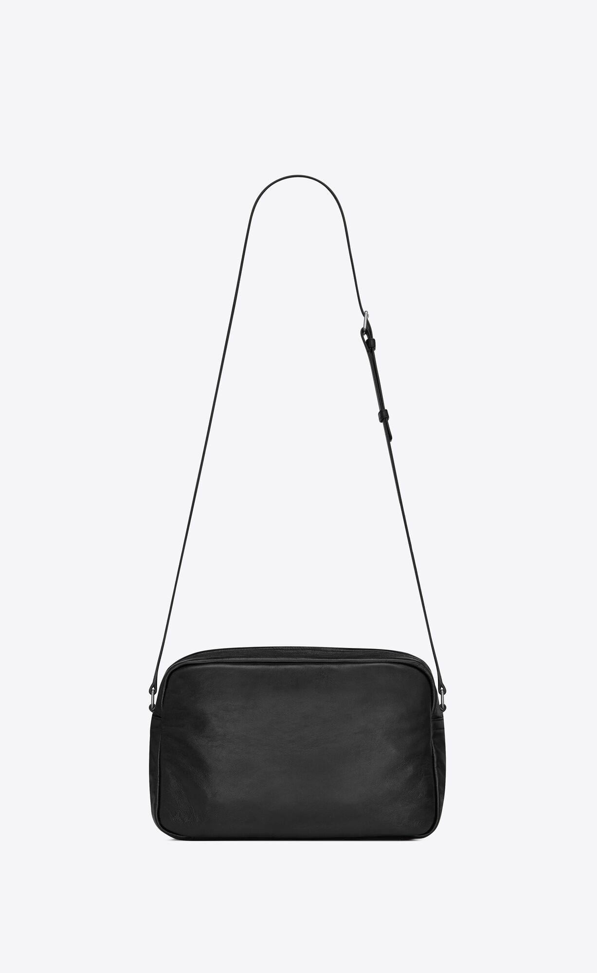 SaintLaurent_sid messenger bag in antiqued lambskin