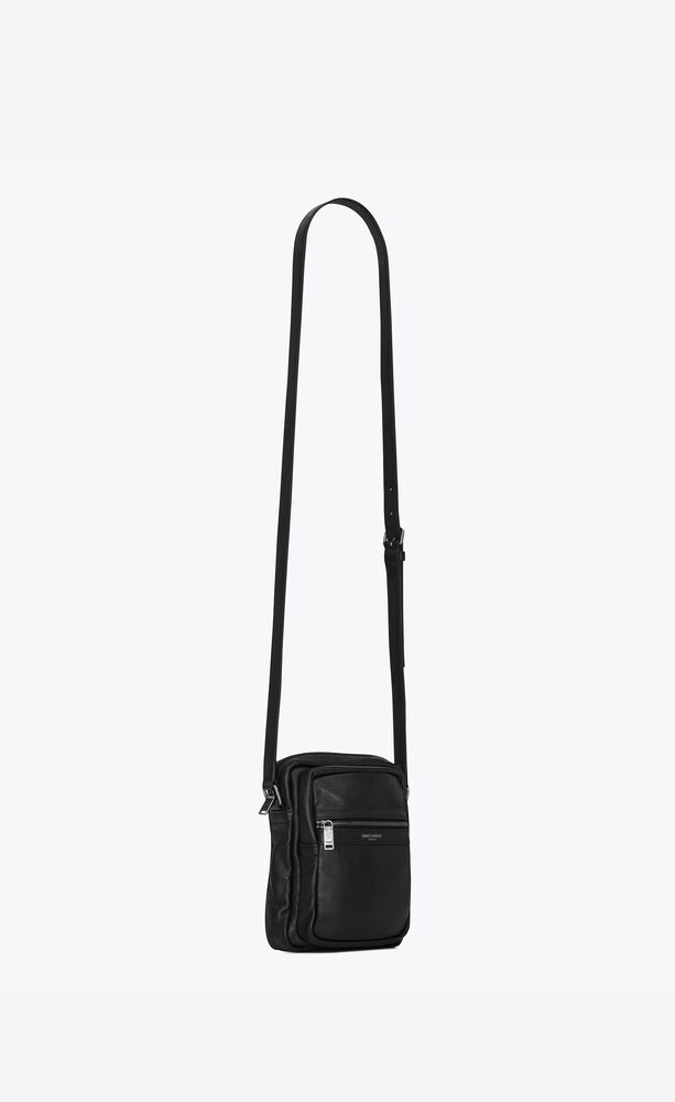 SaintLaurent_sid pouch in antiqued lambskin thumbnail