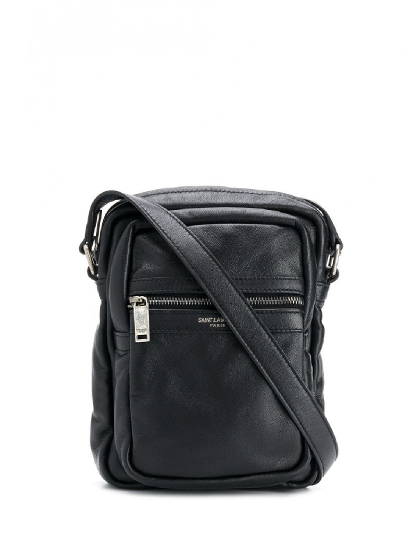 SaintLaurent_sid pouch in antiqued lambskin thumbnail