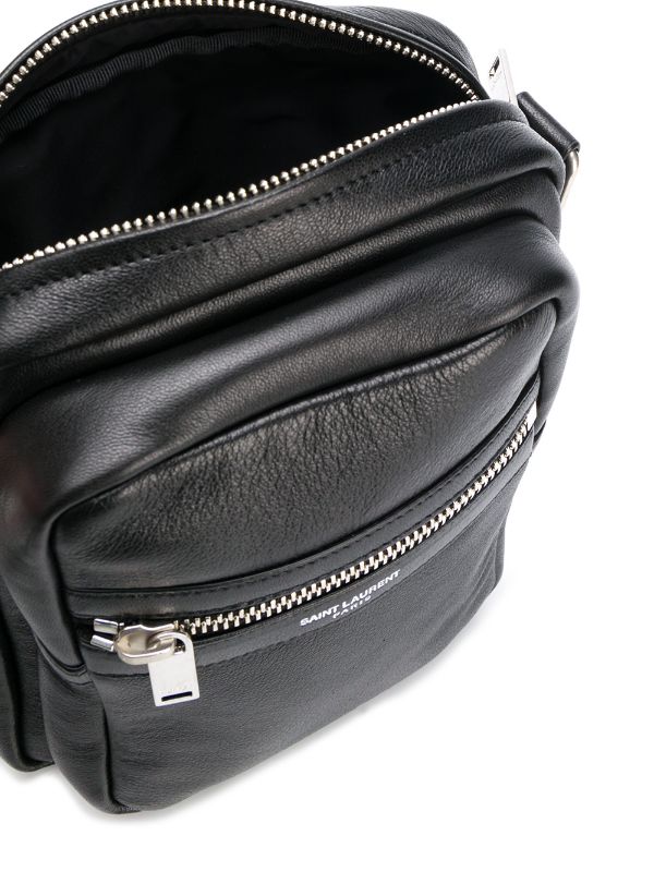 SaintLaurent_sid pouch in antiqued lambskin thumbnail