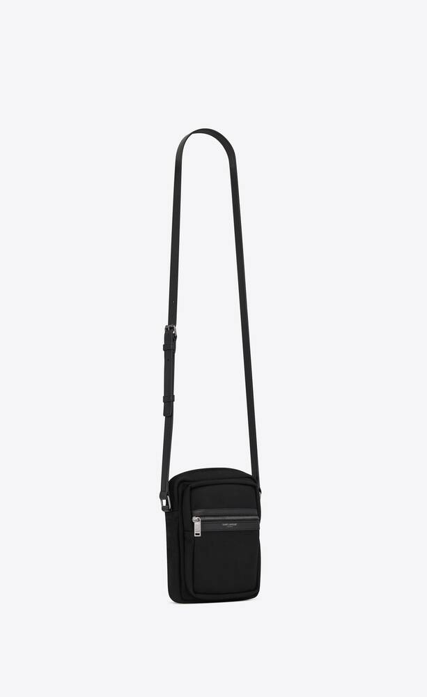 SaintLaurent_sid pouch in canvas and leather thumbnail
