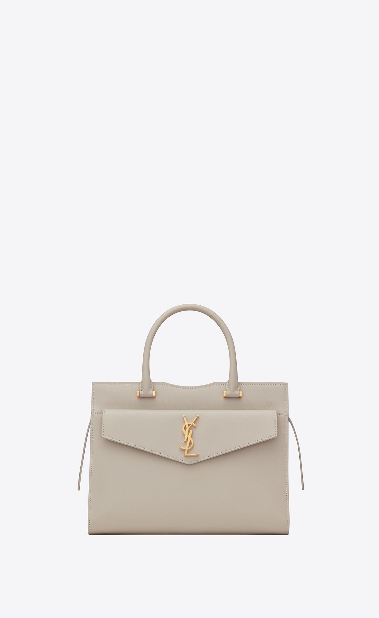 SaintLaurent_uptown medium tote in grain de poudre embossed leather