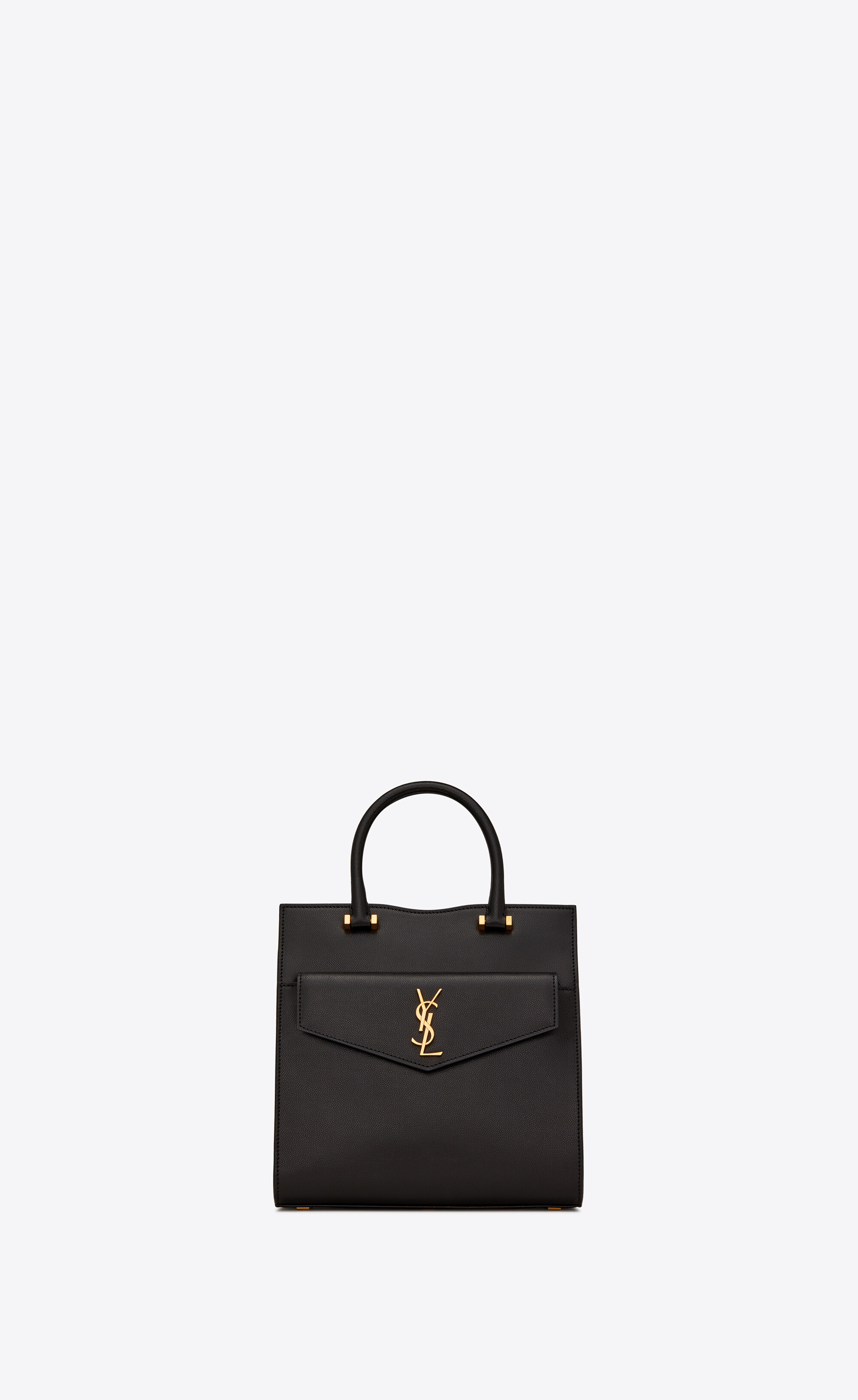 SaintLaurent_uptown small tote in grain de poudre embossed leather thumbnail