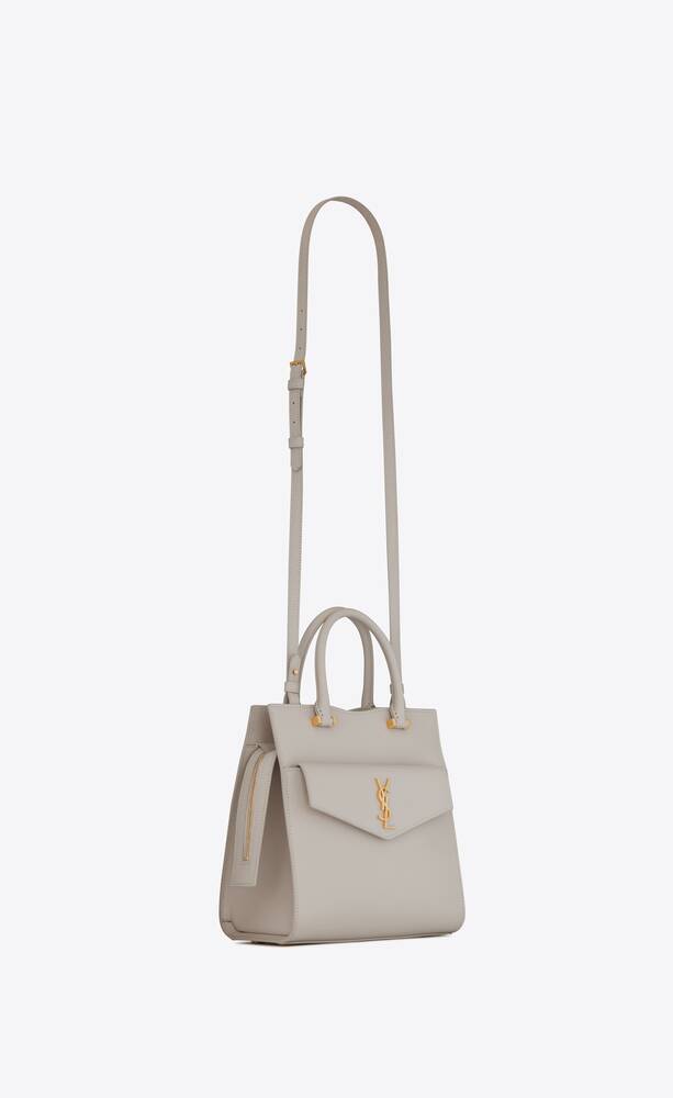 SaintLaurent_uptown small tote in grain de poudre embossed leather thumbnail