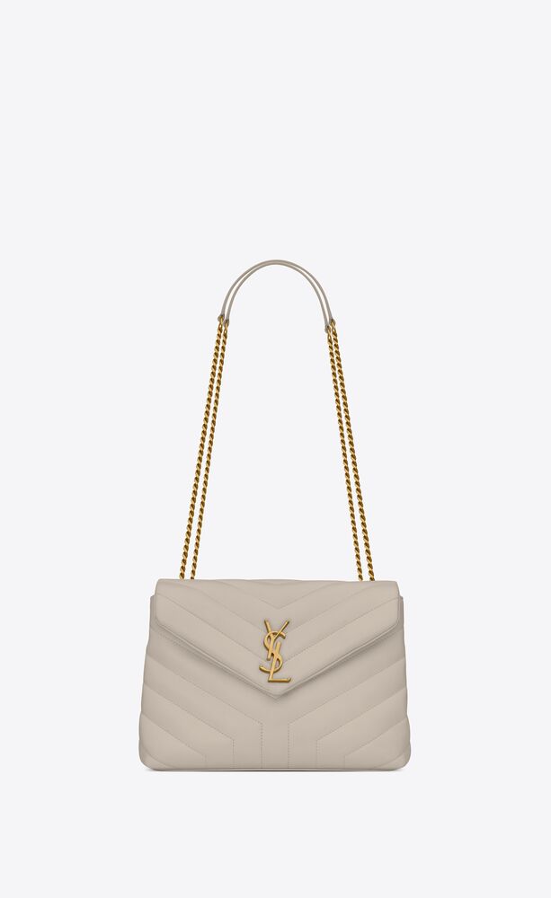 SaintLaurent_y 퀼트 처리된 가죽 소재의 루루 스몰백