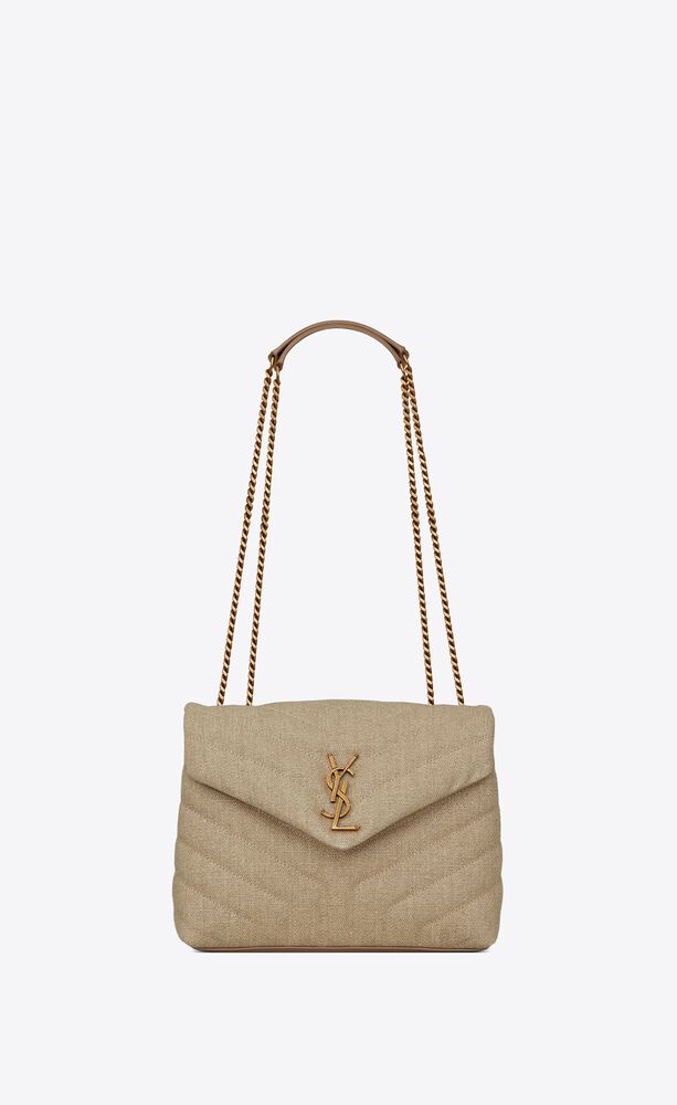 SaintLaurent_y 퀼트 처리된 가죽 소재의 루루 스몰백